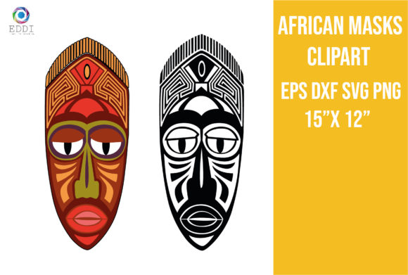 African Masks Clip Art: Graphics and Freebies for Crafters