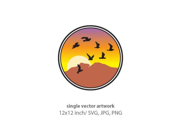 Bird Flock in the Sky: Graphics for Creative Publishing