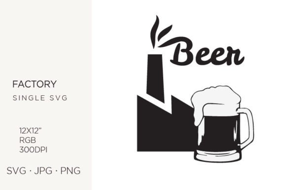 Black Beer and Factory Graphics