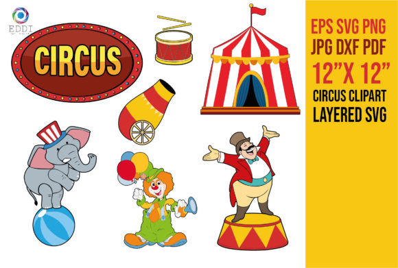 Circus Clipart: Graphics for Creative Freebies