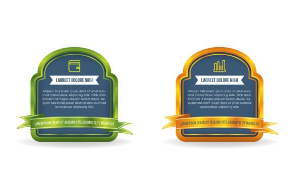 Element Banner Infographic: Graphics and Web Elements