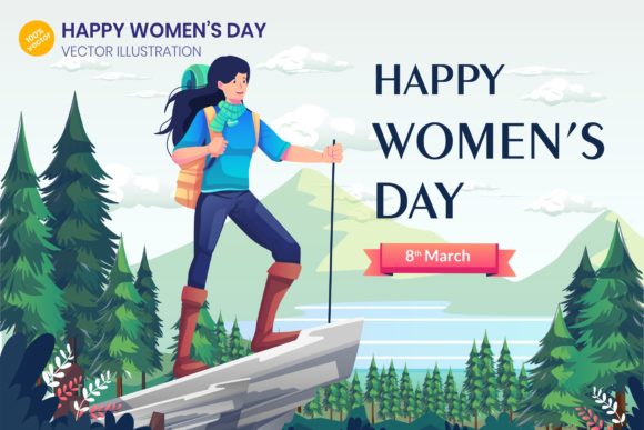 Happy Women’s Day Illustration Graphics