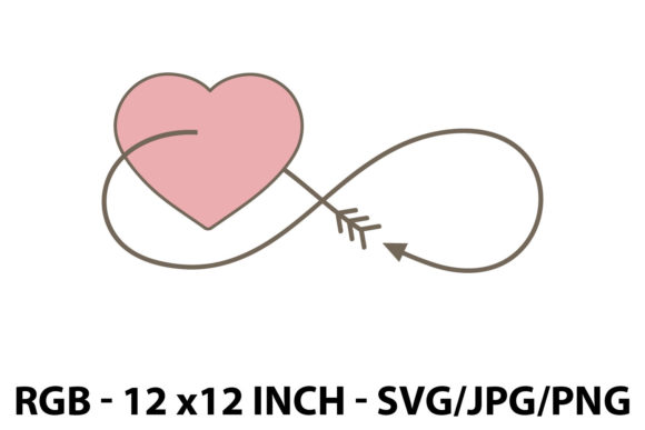 Infinity Arrow and Heart Graphics