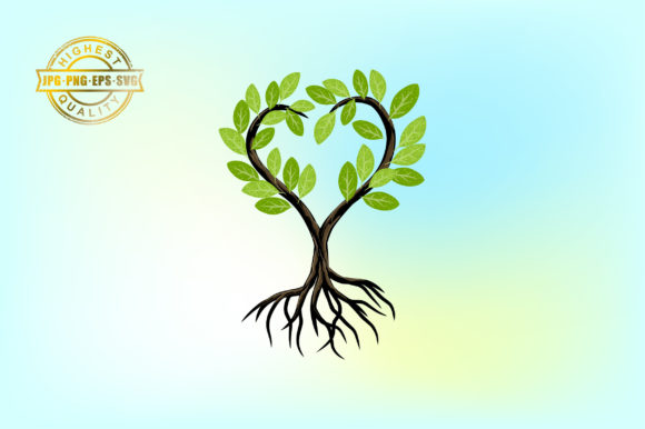 Love Tree, Heart Symbol Graphics