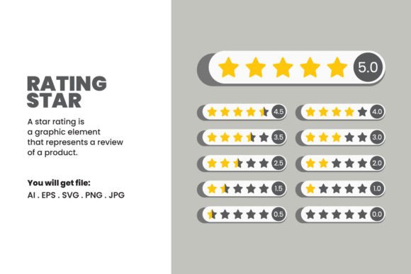 Rating Star: Graphics for Web Elements