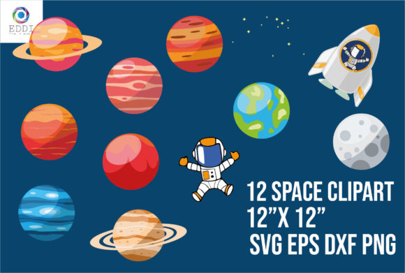 Space Clip Art: Graphics & Freebies for Creative Branding
